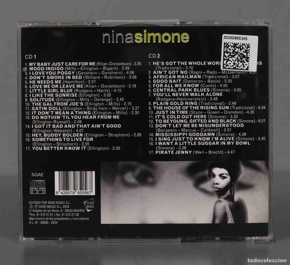 CDs de m&uacute;sica: CD. NINA SIMONE. 5 ESTRELLES - Foto 2