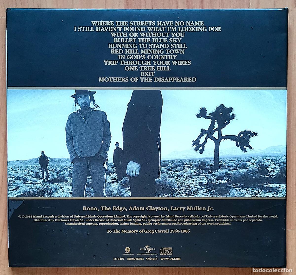 CDs de m&uacute;sica: U2 -The Joshua Tree. CD - Foto 2