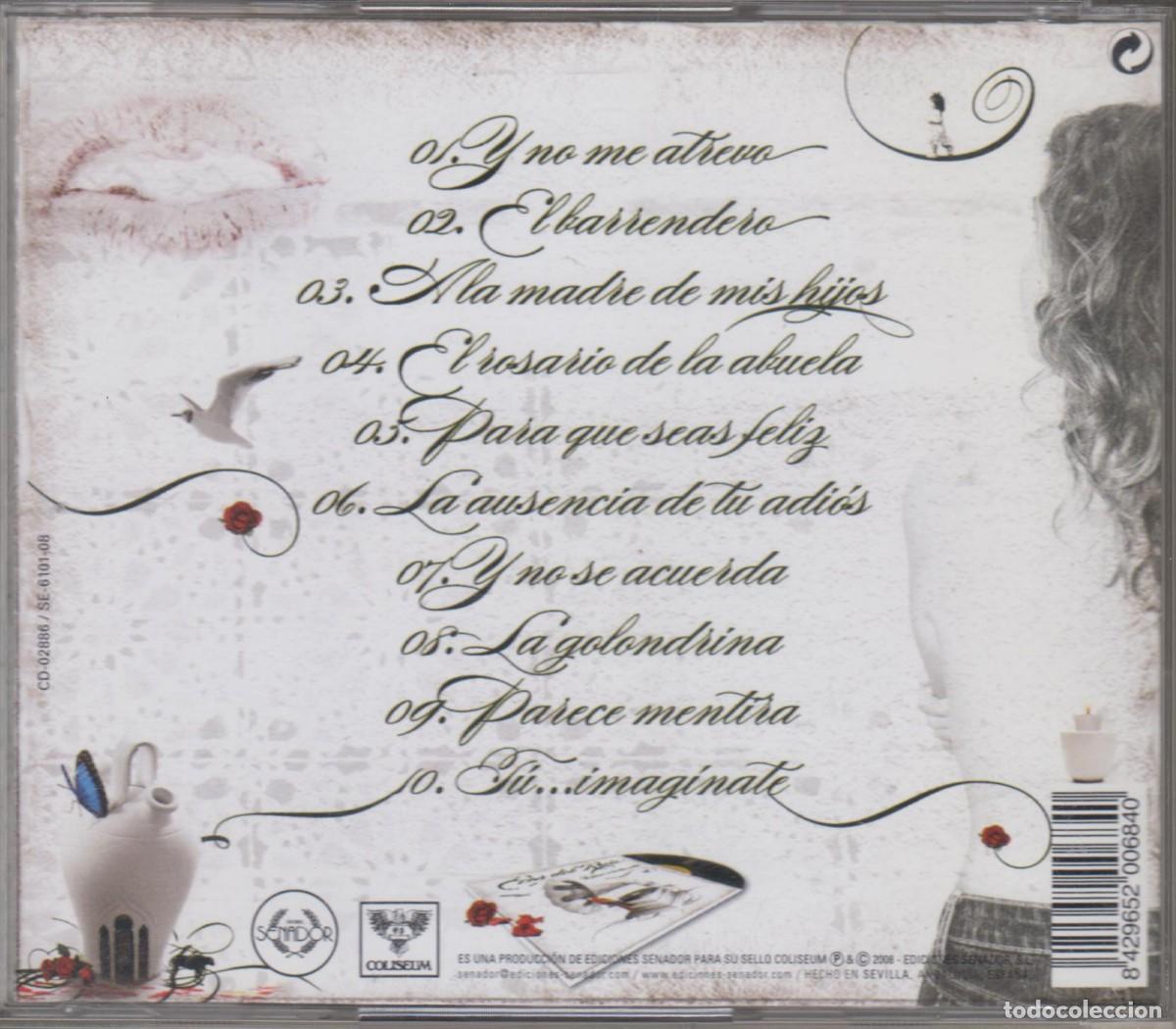 CDs de m&uacute;sica: Ecos del Roc&iacute;o cd Te quiero con los cinco sentidos 2008 - Foto 2