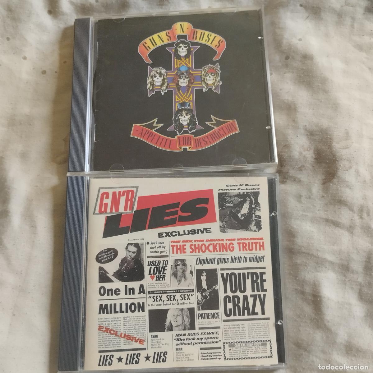 CDs de m&uacute;sica: GUNS & ROSES LOTE DE 2 CD&acute;S - Foto 1