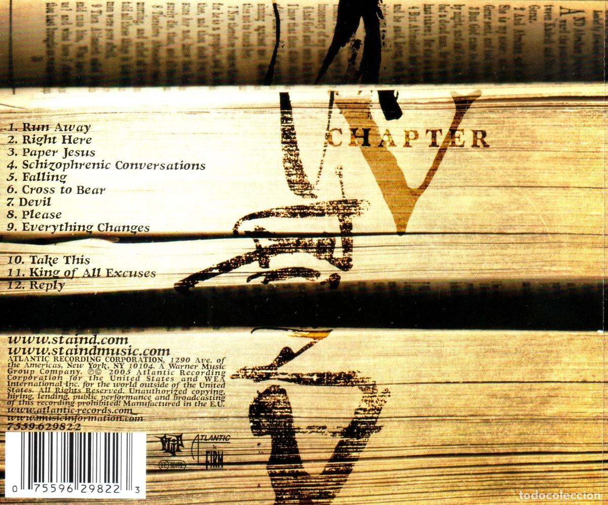 CDs de m&uacute;sica: �T770 - STAIND. CHAPTER V. CD. - Foto 2