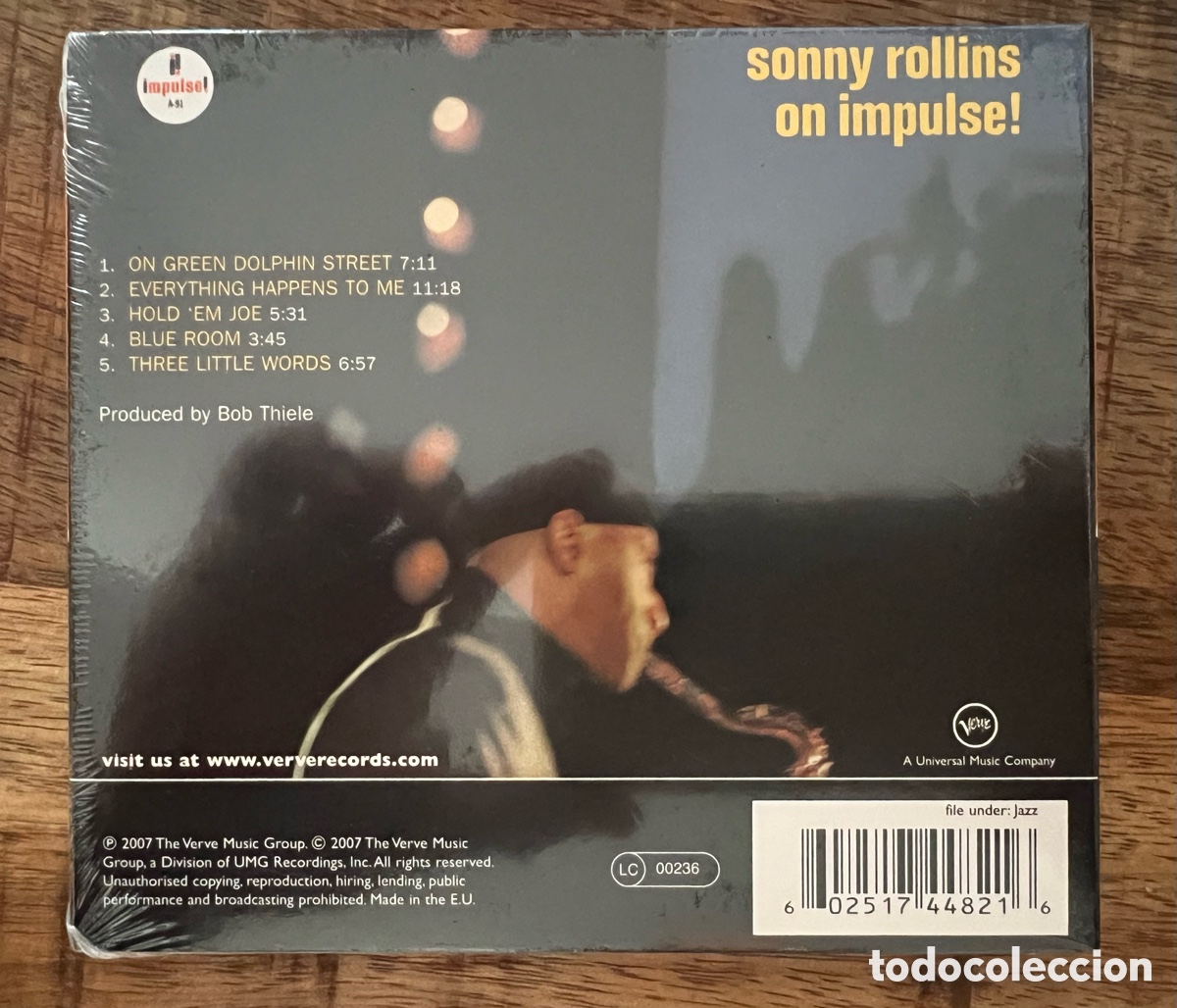 CDs de m&uacute;sica: Sonny Rollins On Impulse cd precintado - Foto 2