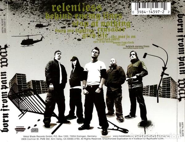 CDs de m&uacute;sica: Born From Pain &ndash; War - CD - Foto 2