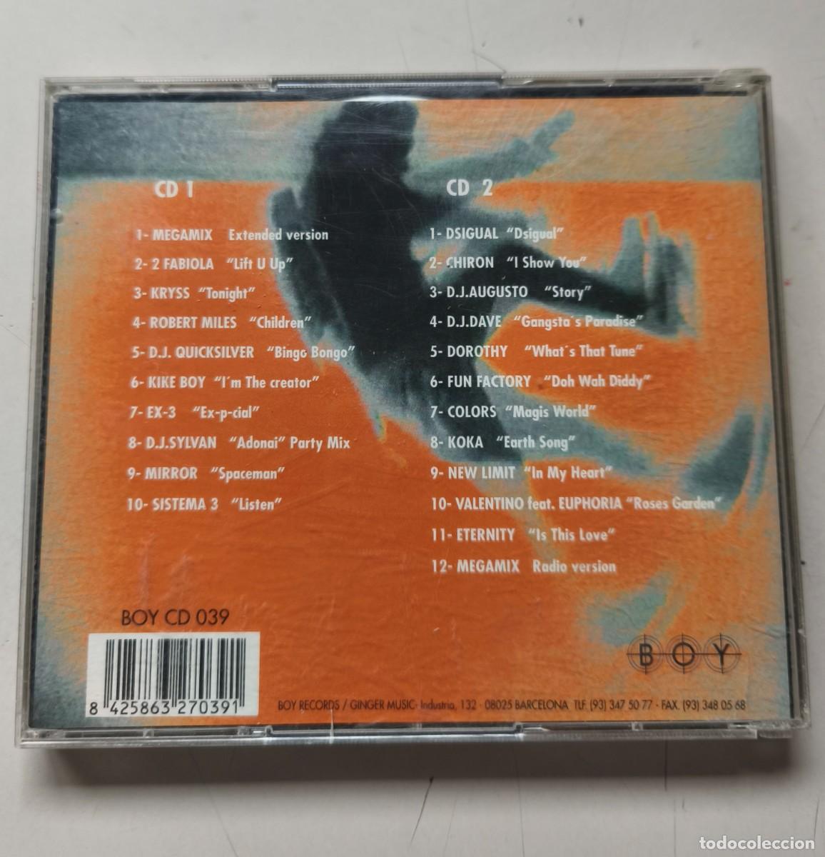 CDs de m&uacute;sica: 2 CD. BOYS MIX / Varios. - Boy Records, 1996 - Foto 3