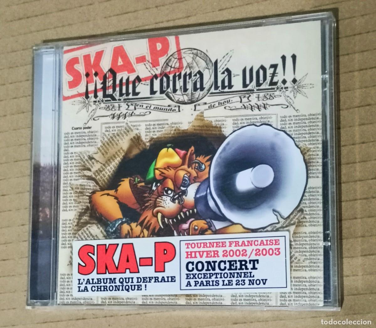 CDs de m&uacute;sica: Ska-P - &iexcl;Qu&eacute; corra la voz! (2002) - Foto 1