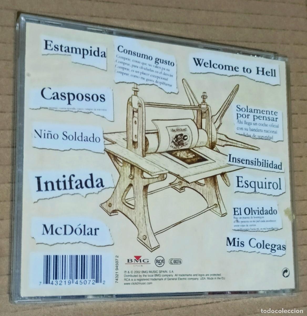 CDs de m&uacute;sica: Ska-P - &iexcl;Qu&eacute; corra la voz! (2002) - Foto 5