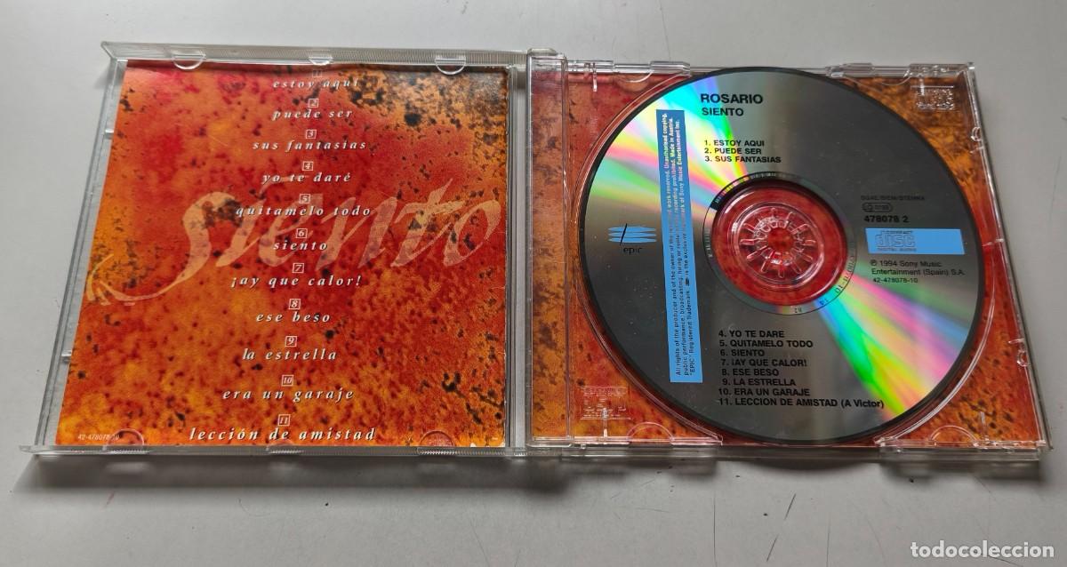 CDs de m&uacute;sica: ROSARIO - SIENTO - 1994 - Foto 2