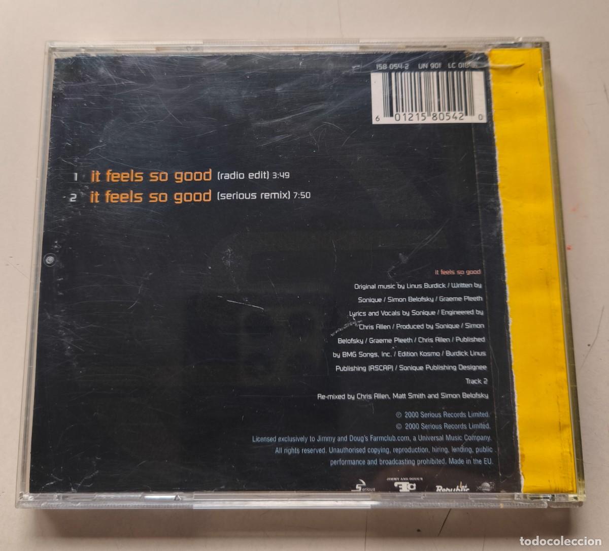 CDs de m&uacute;sica: SONIQUE - IT FEELS SO GOOD - Foto 3