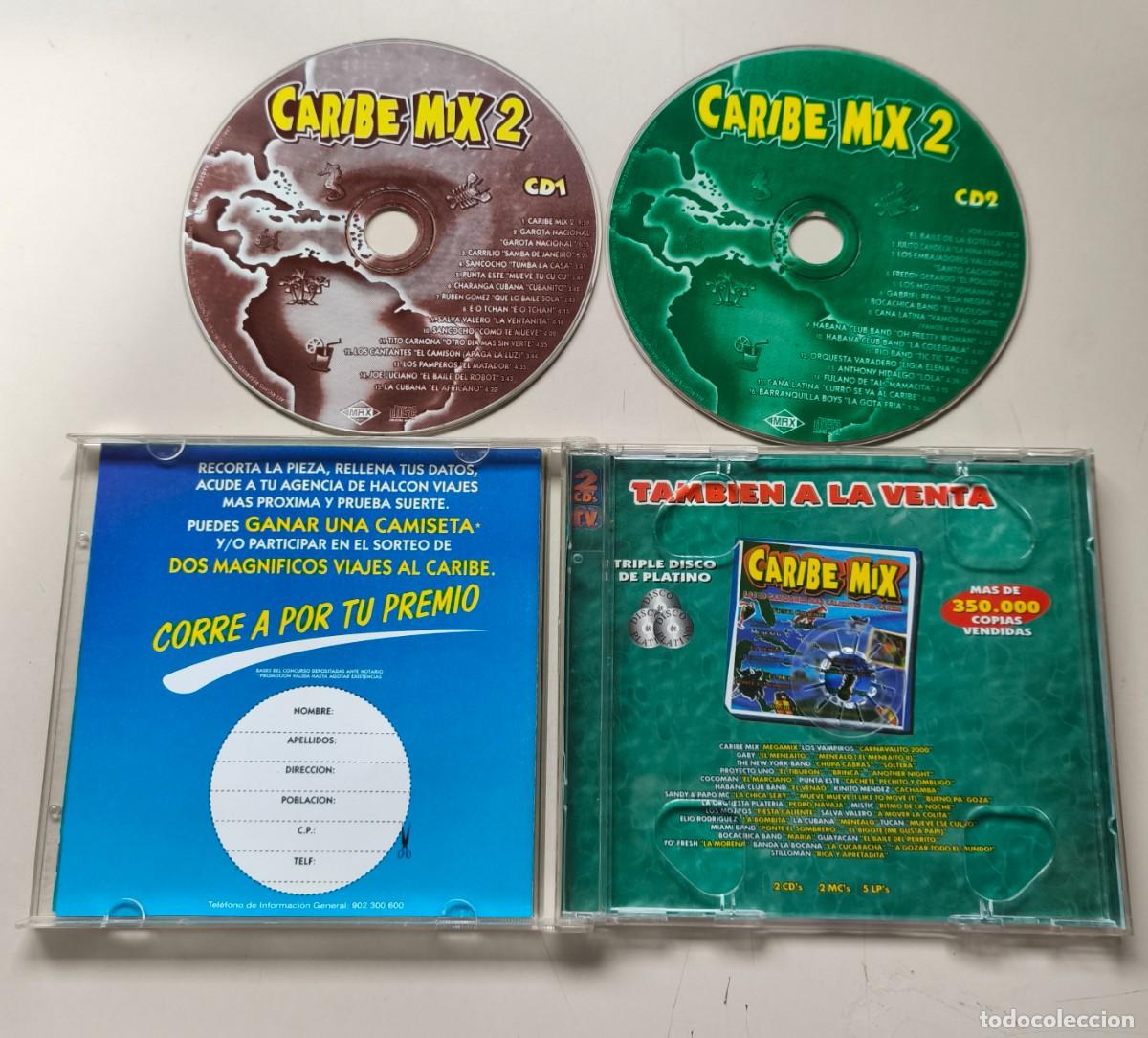 CDs de m&uacute;sica: Caribe Mix 2. 1997.2 x CD, Compilation - Foto 2