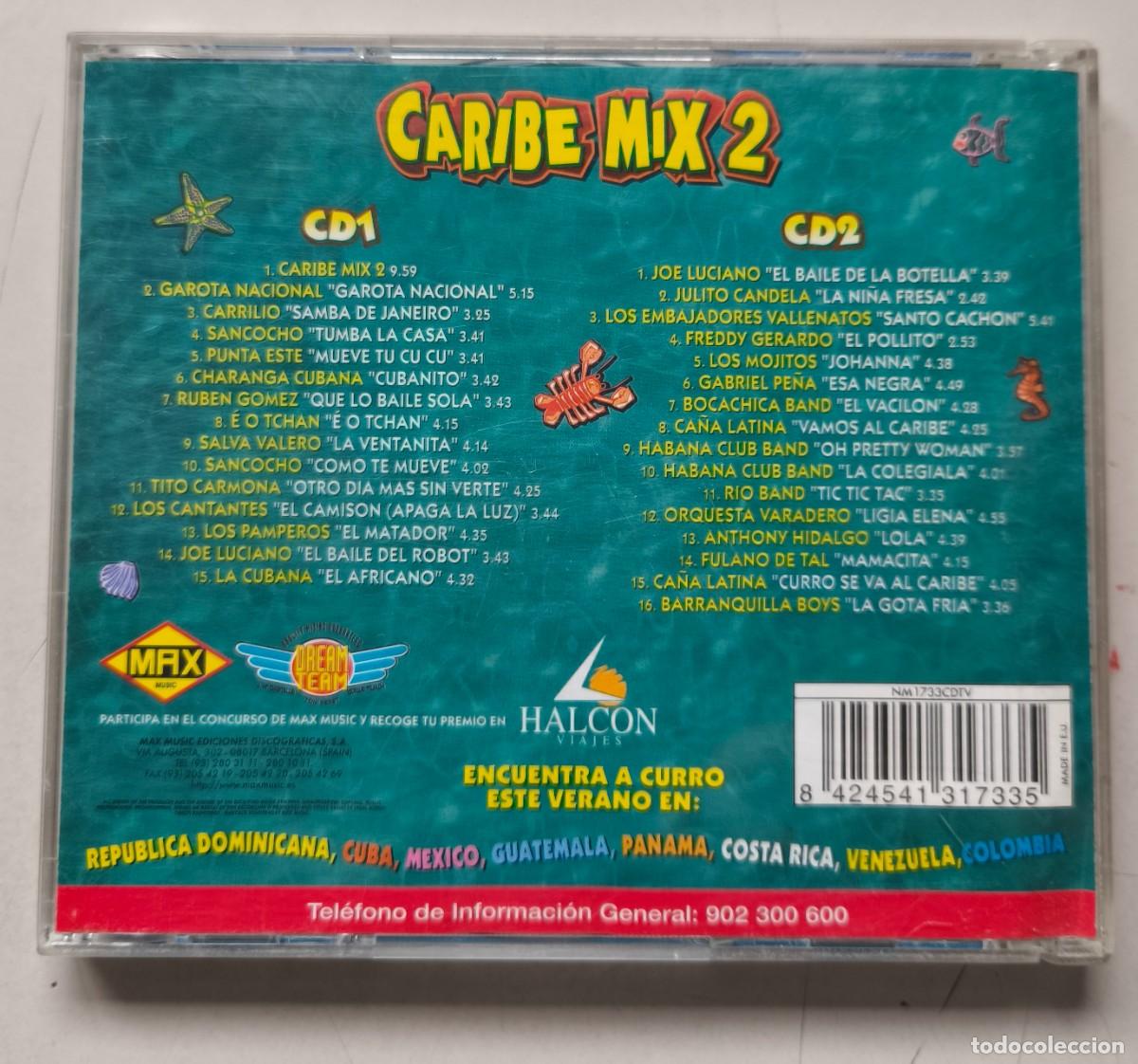 CDs de m&uacute;sica: Caribe Mix 2. 1997.2 x CD, Compilation - Foto 3