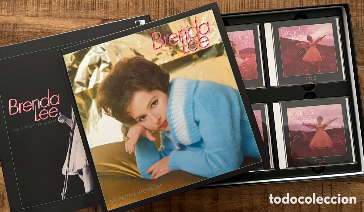 CDs de m&uacute;sica: Brenda Lee Little Miss Dynamite 4 cd + libro - Foto 2