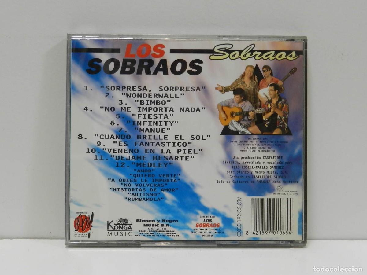 CDs de m&uacute;sica: DISCO CD. Los Sobraos &ndash; Sobraos. COMPACT DISC. - Foto 2
