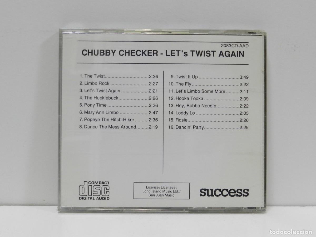 CDs de m&uacute;sica: DISCO CD. Chubby Checker &ndash; Lets Twist Again. COMPACT DISC. - Foto 2