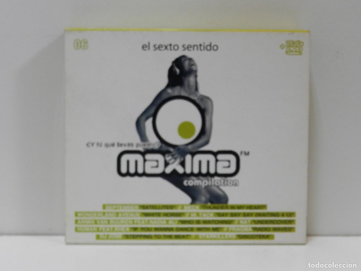 CDs de m&uacute;sica: DISCO 2 X CD + DVD. Maxima FM Compilation 06 - El Sexto Sentido. COMPACT DISC. - Foto 1