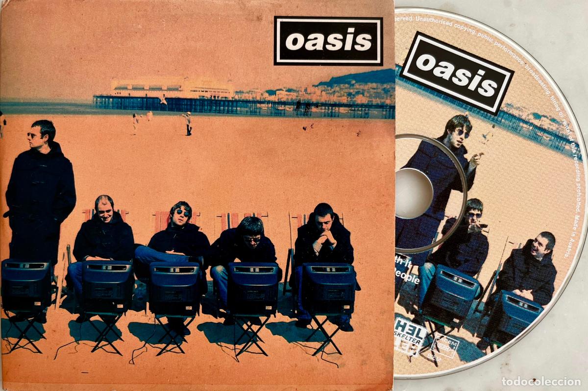 CDs de m&uacute;sica: OASIS. ROLL WITH IT. CD SINGLE 2 TEMAS 1995 - Foto 1