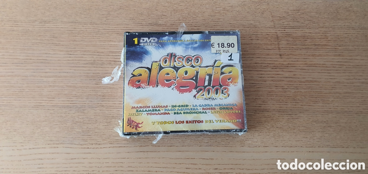 CDs de m&uacute;sica: Disco Alegr&iacute;a 2003 (2CDs + 1DVD) - Foto 1