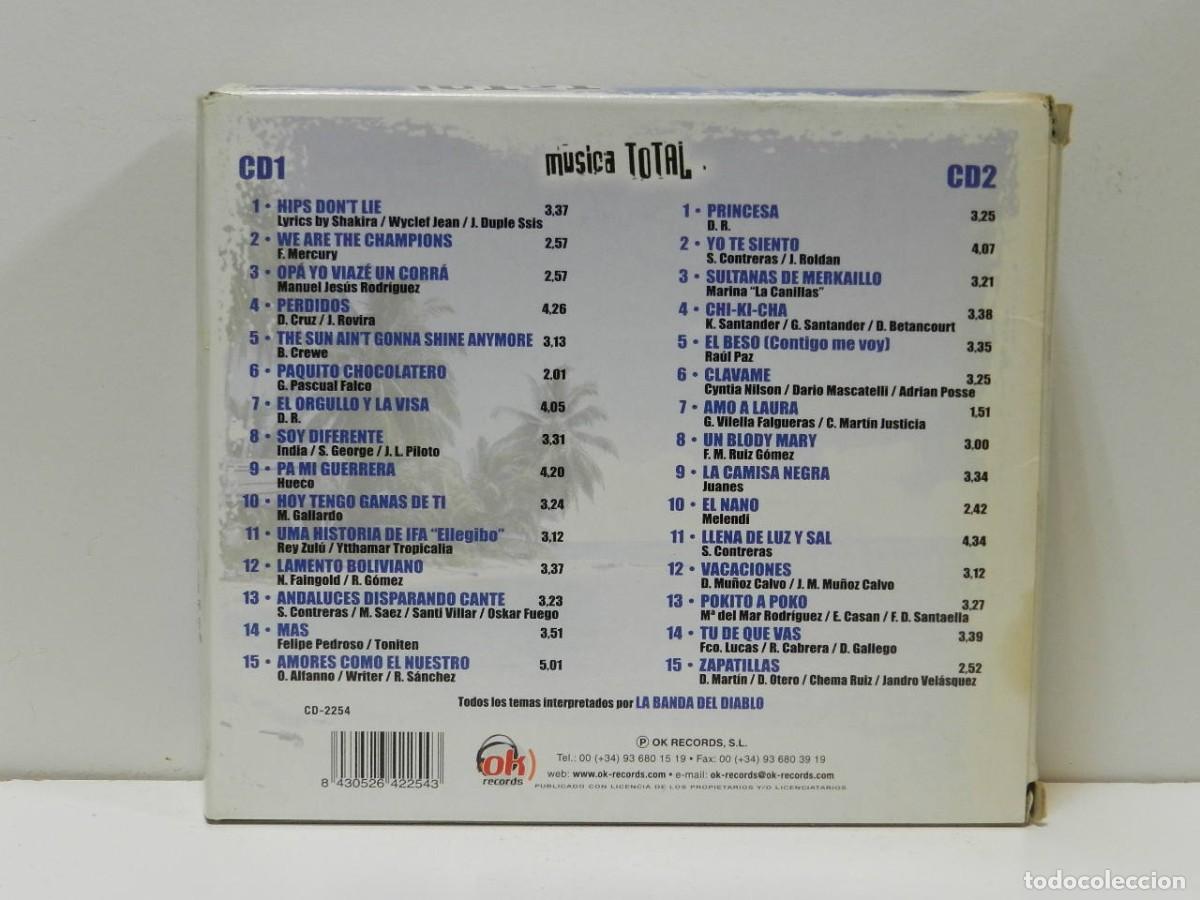 CDs de m&uacute;sica: DISCO 2 X CD. M&uacute;sica Total. COMPACT DISC. - Foto 2