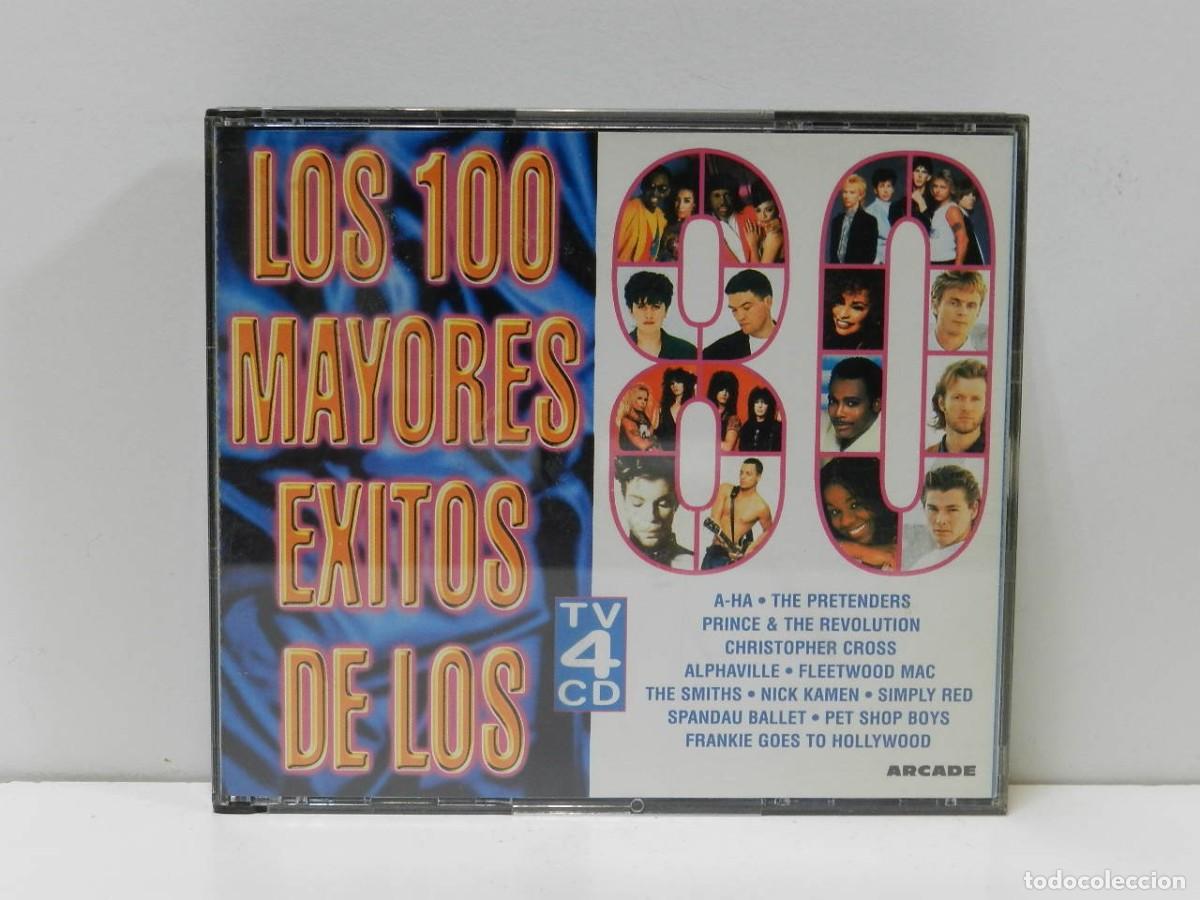 CDs de m&uacute;sica: DISCO 4 X CD. Los 100 Mayores &Eacute;xitos De Los 80. COMPACT DISC. - Foto 1