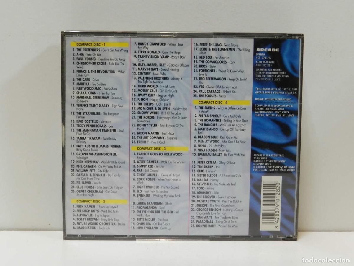 CDs de m&uacute;sica: DISCO 4 X CD. Los 100 Mayores &Eacute;xitos De Los 80. COMPACT DISC. - Foto 2