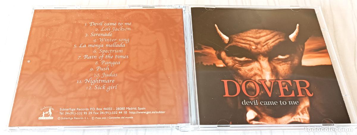 CDs de m&uacute;sica: CD DOVER - DEVIL CAME TO ME SUBTERFUGE - 1997 - Foto 2
