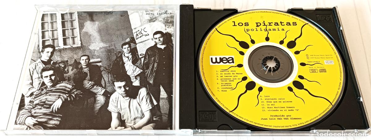CDs de m&uacute;sica: CD LOS PIRATAS - POLIGAMIA WEA - 1995 - Foto 3