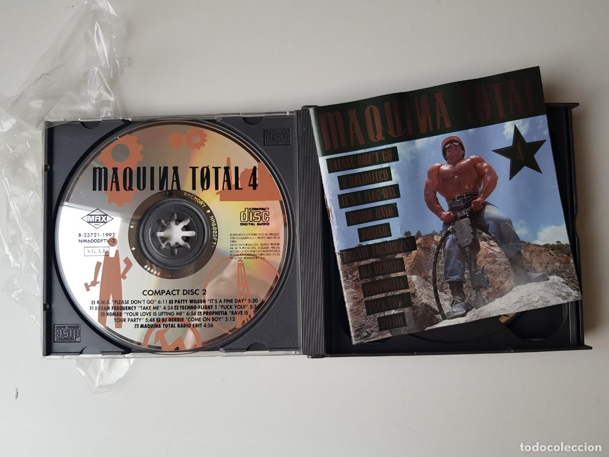 CDs de m&uacute;sica: MAQUiNA TOTAL 4 (MAX-NVM600 DFTV) DOBLE CD. - Foto 4