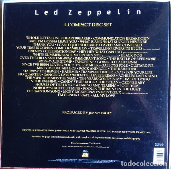 CDs de m&uacute;sica: Led Zeppelin &ndash; Led Zeppelin - Cofre 4 CD + Libreto - Foto 3
