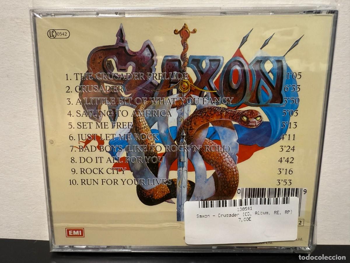 CDs de m&uacute;sica: Saxon - Crusader (CD) - Foto 2