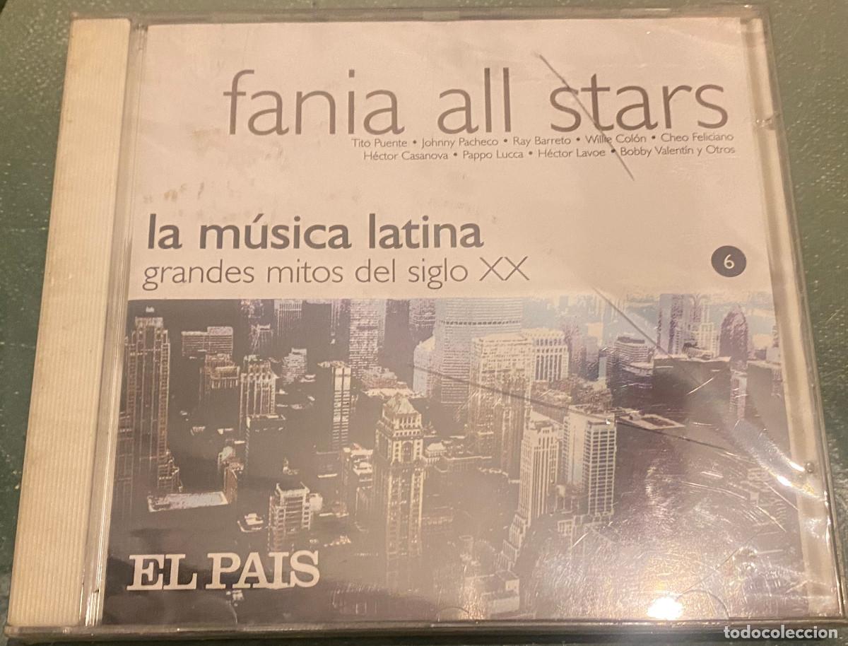 CDs de M&uacute;sica: 'La m&uacute;sica latina 6 - Fania All Stars'. Mitos del latin jazz juntos. Precintado, caja con golpes.