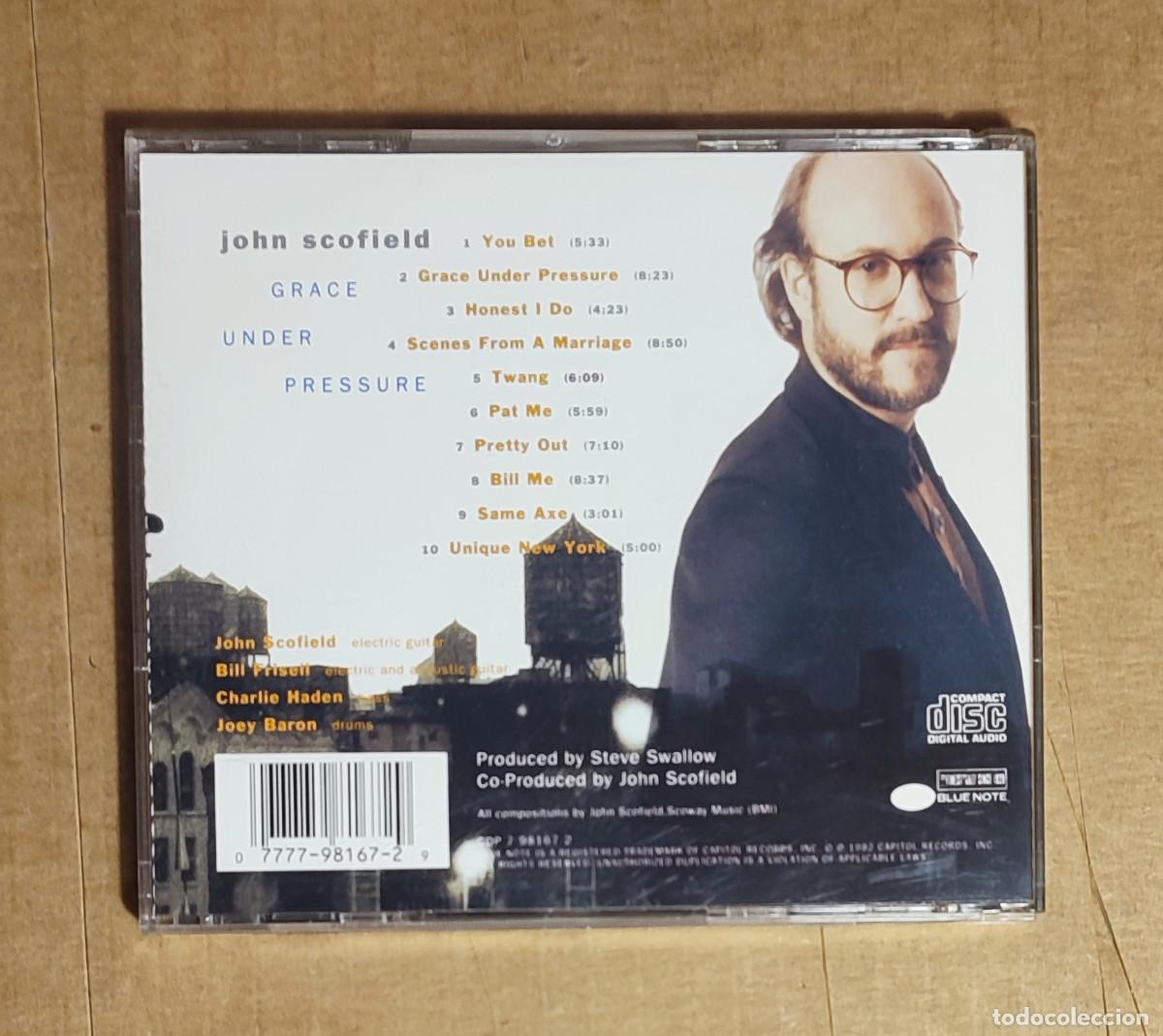 CDs de m&uacute;sica: JOHN SCOFIELD - GRACE UNDER PRESSURE - 1992 - Foto 3