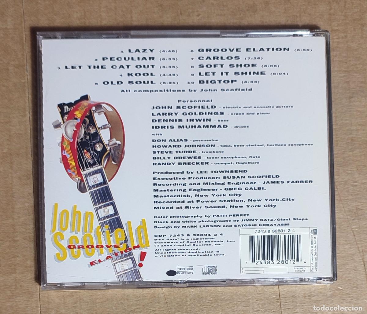CDs de m&uacute;sica: JOHN SCOFIELD - GROOVE ELATION - 1995 - Foto 3