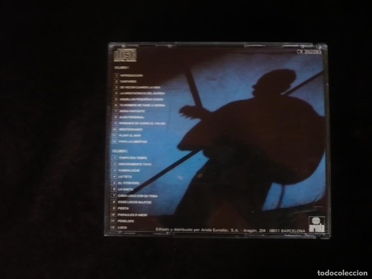 CDs de m&uacute;sica: serrat en directo - contiene 2 cd + librito - cd como nuevos - Foto 2