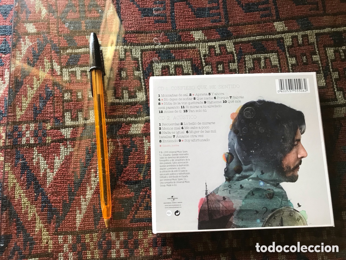CDs de m&uacute;sica: Confieso que he sentido. Manuel Carrasco - Foto 3