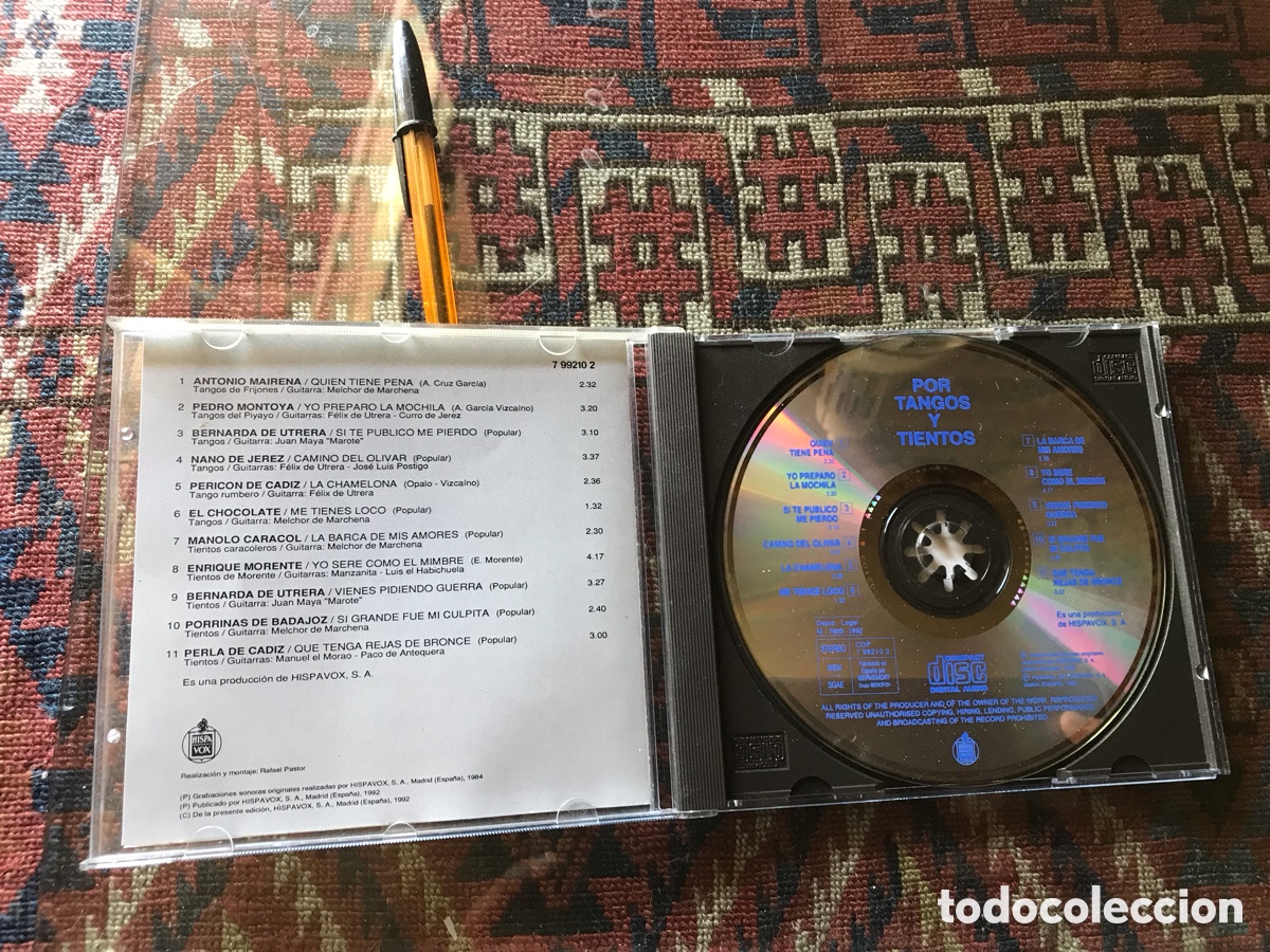 CDs de m&uacute;sica: Por tangos y tientos - Foto 4