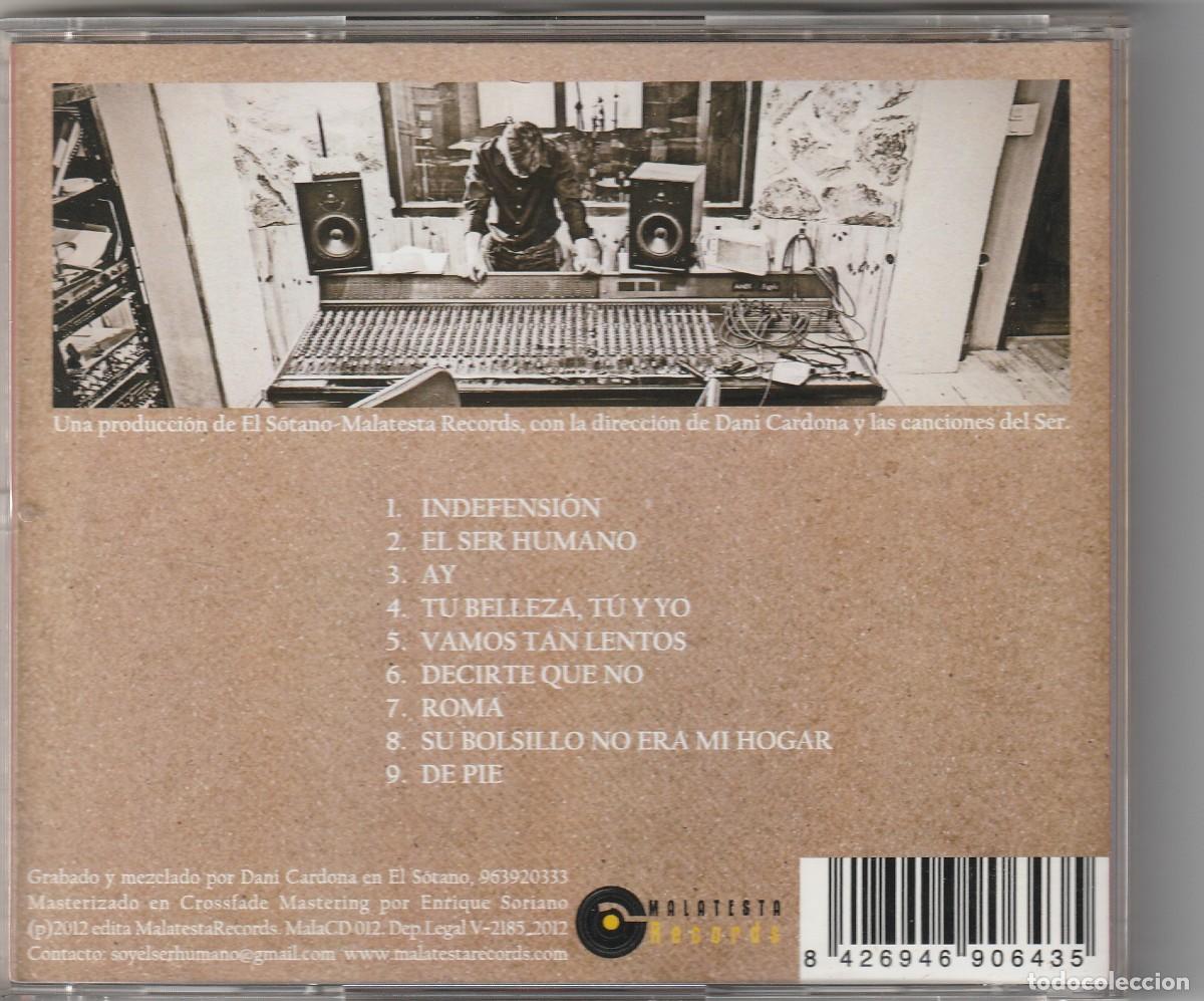CDs de m&uacute;sica: EL SER HUMANO - EL SER HUMANO (CD MALATESTA 2012) - Foto 2
