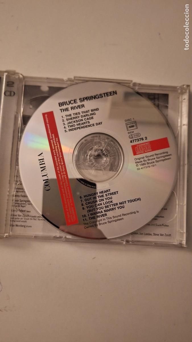 CDs de m&uacute;sica: Bruce Springsteen &lrm;&ndash; The River cd 1994 - Foto 2