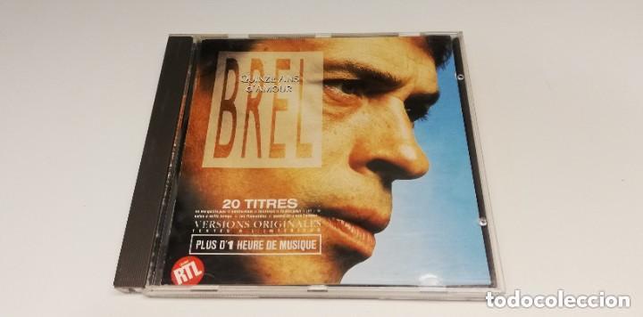 CDs de m&uacute;sica: Brel. Quinze Ans damour. CD - Foto 1