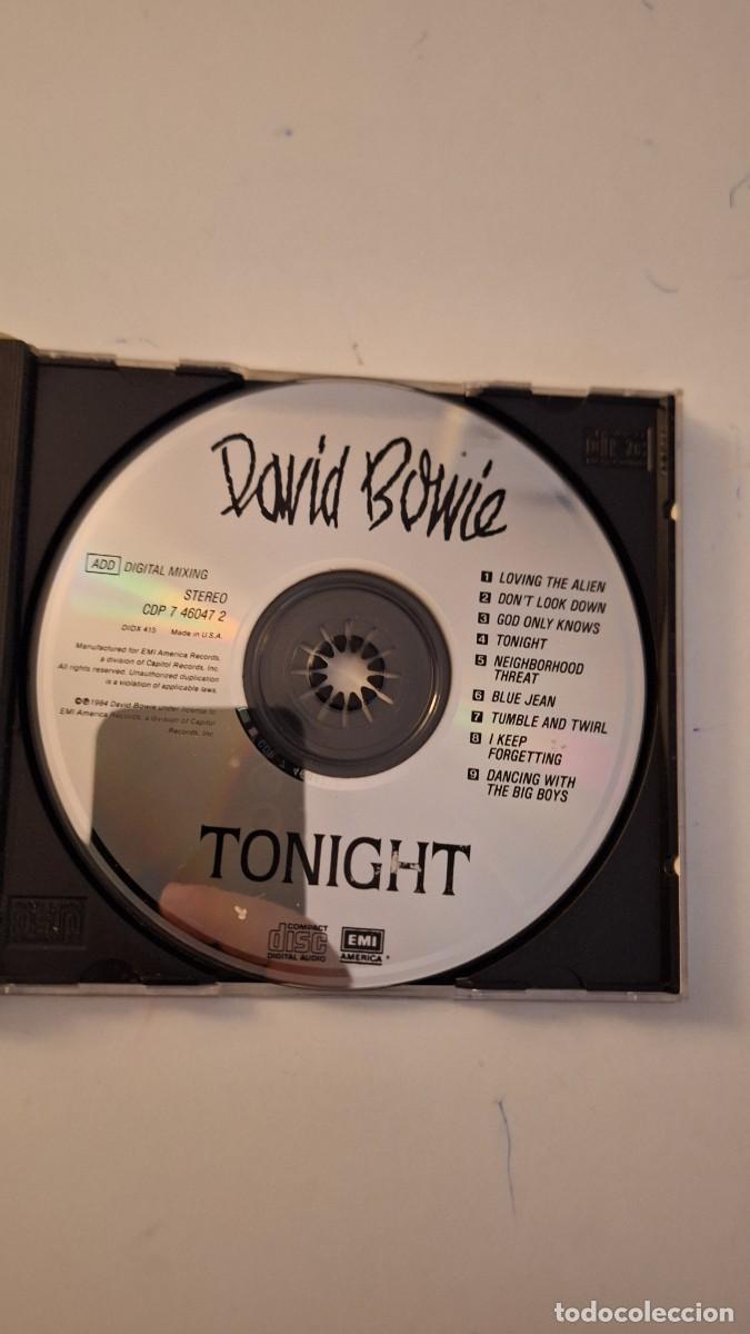 CDs de m&uacute;sica: David Bowie &lrm;&ndash; Tonight cd 1990 usa - Foto 2
