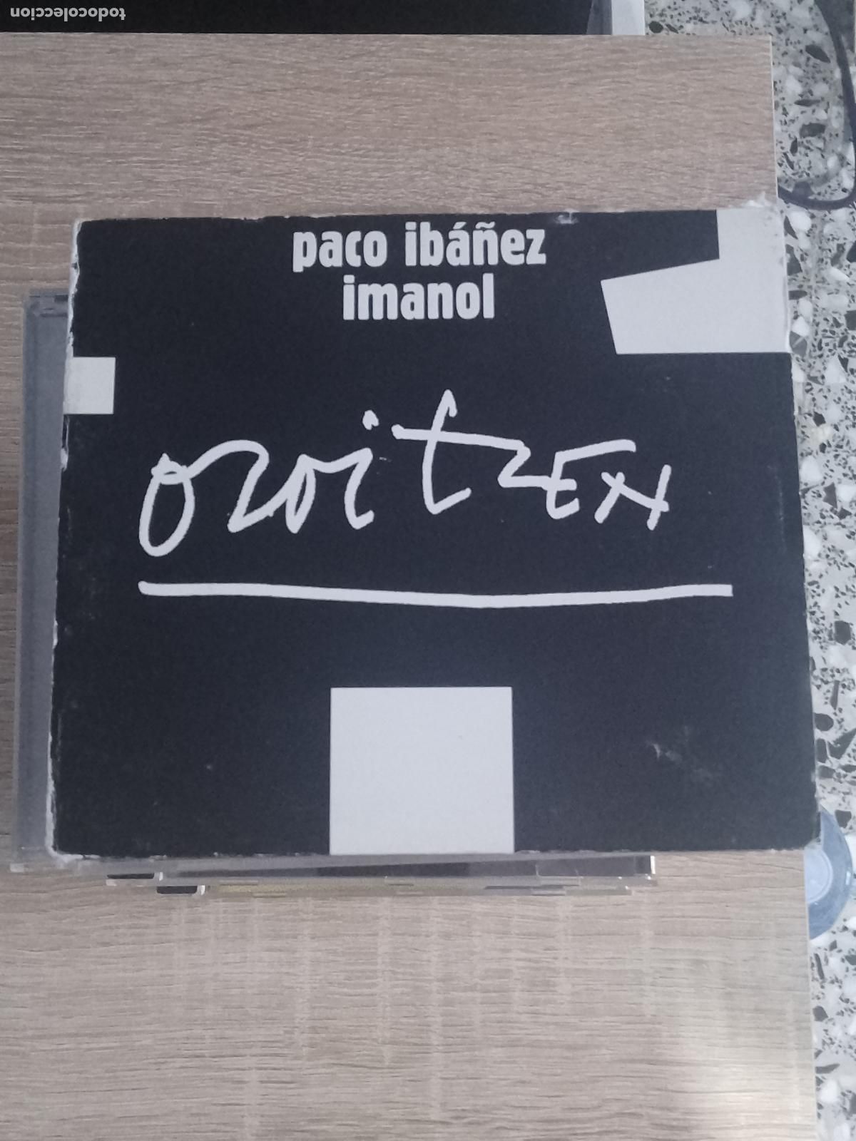 CDs de m&uacute;sica: Paco Ib&aacute;&ntilde;ez - Imanol &ndash; Oroitzen - LEER - Foto 1