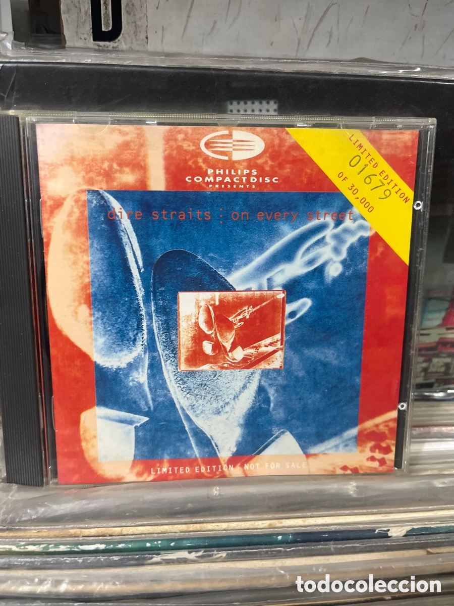 CDs de m&uacute;sica: dir&eacute; straits on every street cd single - Foto 1