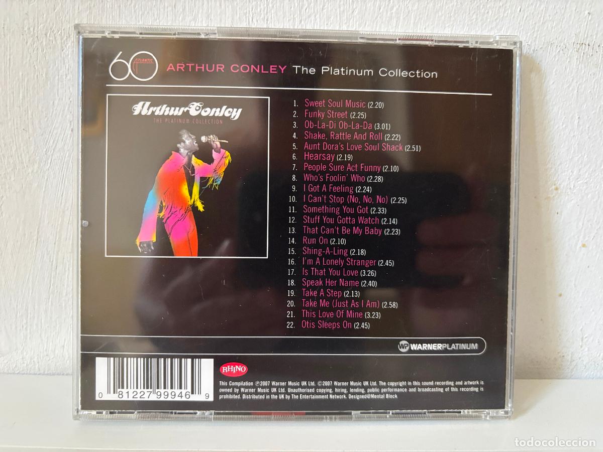 CDs de m&uacute;sica: Arthur Conley. The Platinum Collection. - Foto 2
