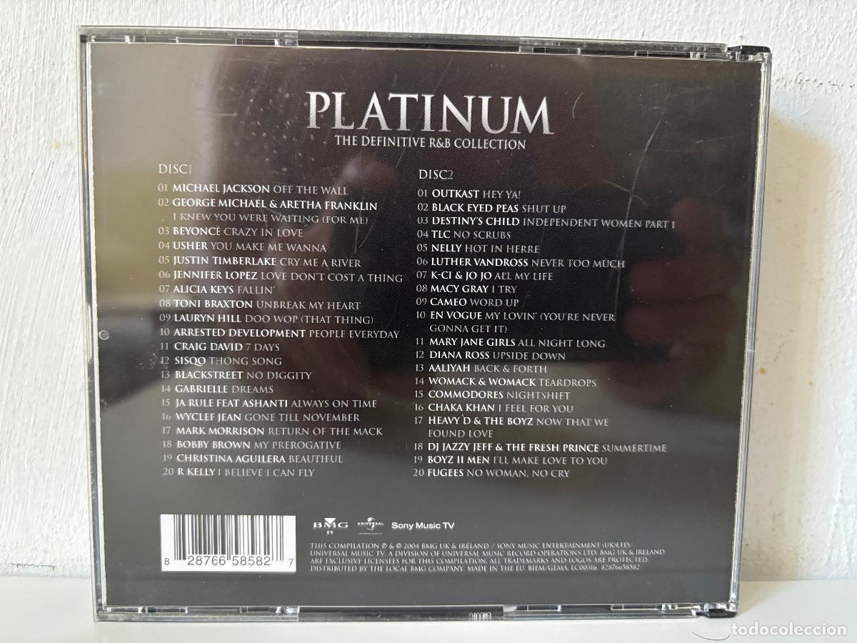 CDs de m&uacute;sica: Platinum. The Definitive R & B Collection. - Foto 2