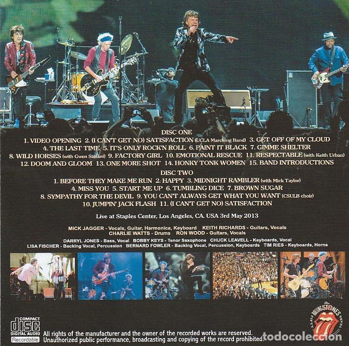 CDs de m&uacute;sica: 2 CDs - ROLLING STONES - Los Angeles 2013 - Foto 2