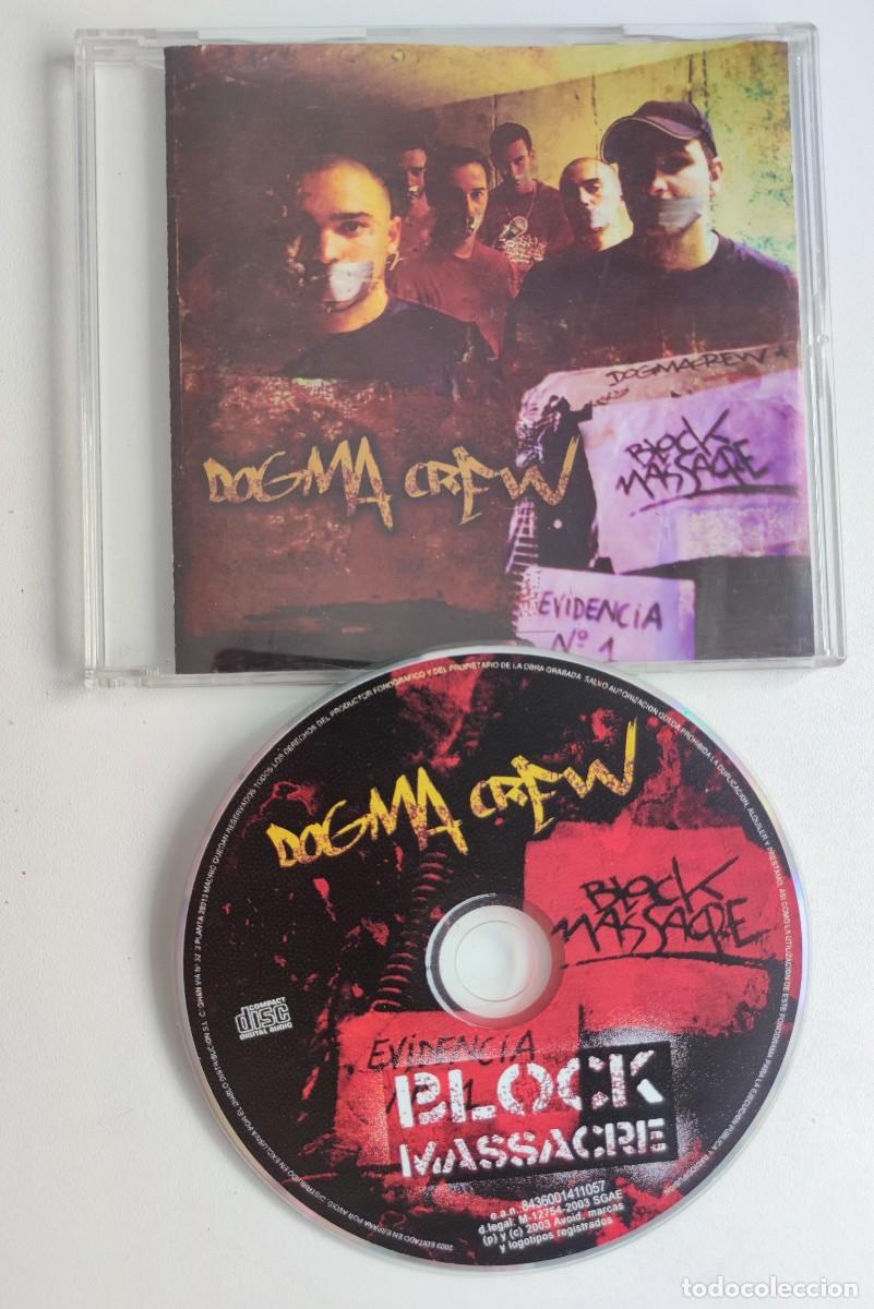 CDs de m&uacute;sica: DOGMA CREW - BLOCK MASSACRE / CD 2003 AVOID & DIABLO DISTRIBUCION - Foto 1