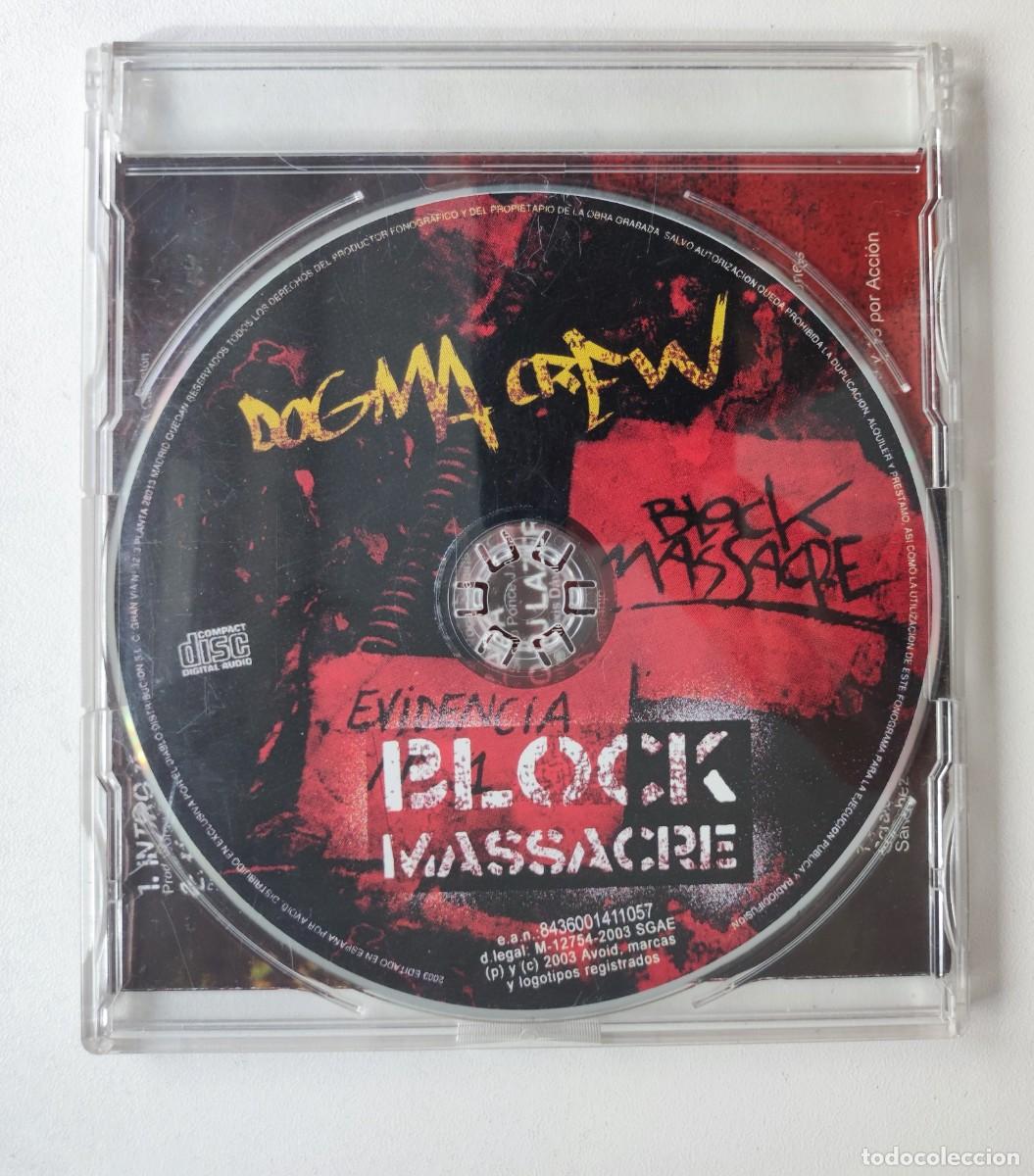 CDs de m&uacute;sica: DOGMA CREW - BLOCK MASSACRE / CD 2003 AVOID & DIABLO DISTRIBUCION - Foto 4