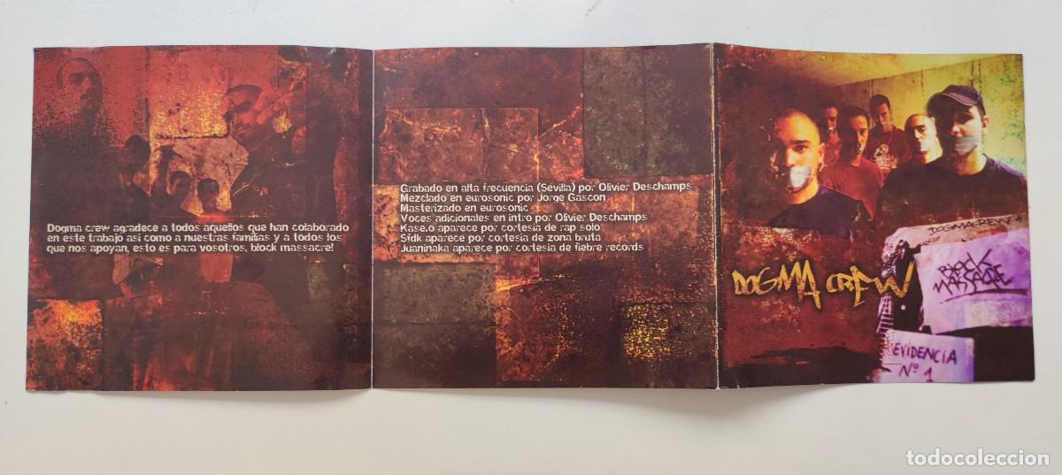 CDs de m&uacute;sica: DOGMA CREW - BLOCK MASSACRE / CD 2003 AVOID & DIABLO DISTRIBUCION - Foto 6