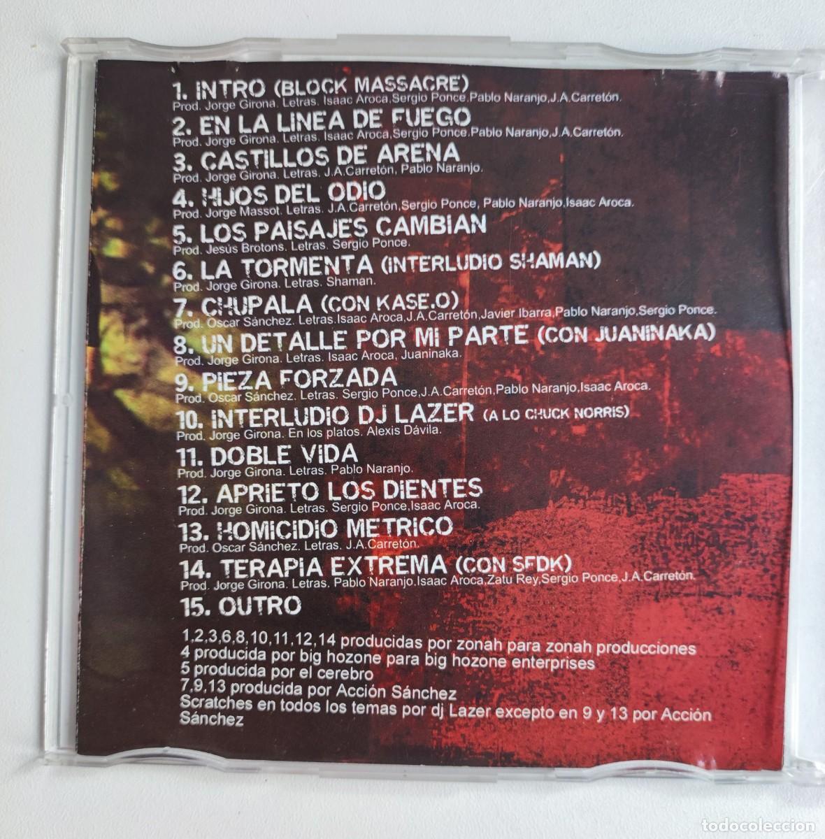 CDs de m&uacute;sica: DOGMA CREW - BLOCK MASSACRE / CD 2003 AVOID & DIABLO DISTRIBUCION - Foto 8