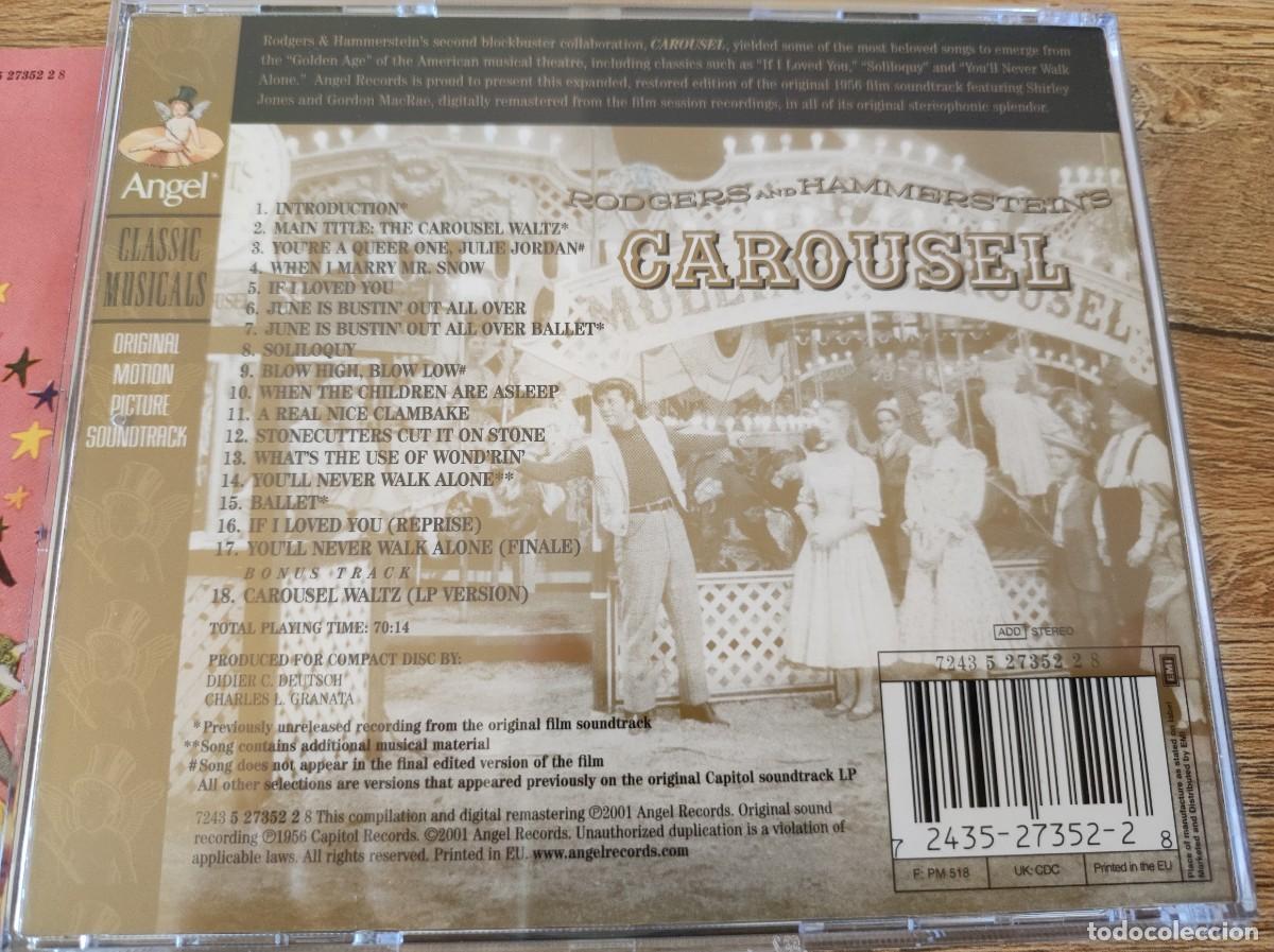 CDs de m&uacute;sica: Carousel (1956) CD de la BSO, 2001 + material adicional + libreto - Foto 7