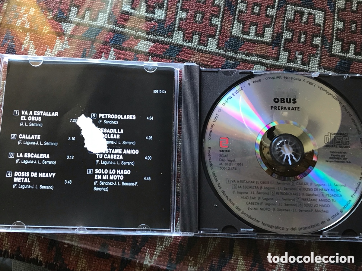 CDs de m&uacute;sica: Ob&uacute;s. Prep&aacute;rate. BMG - Foto 3