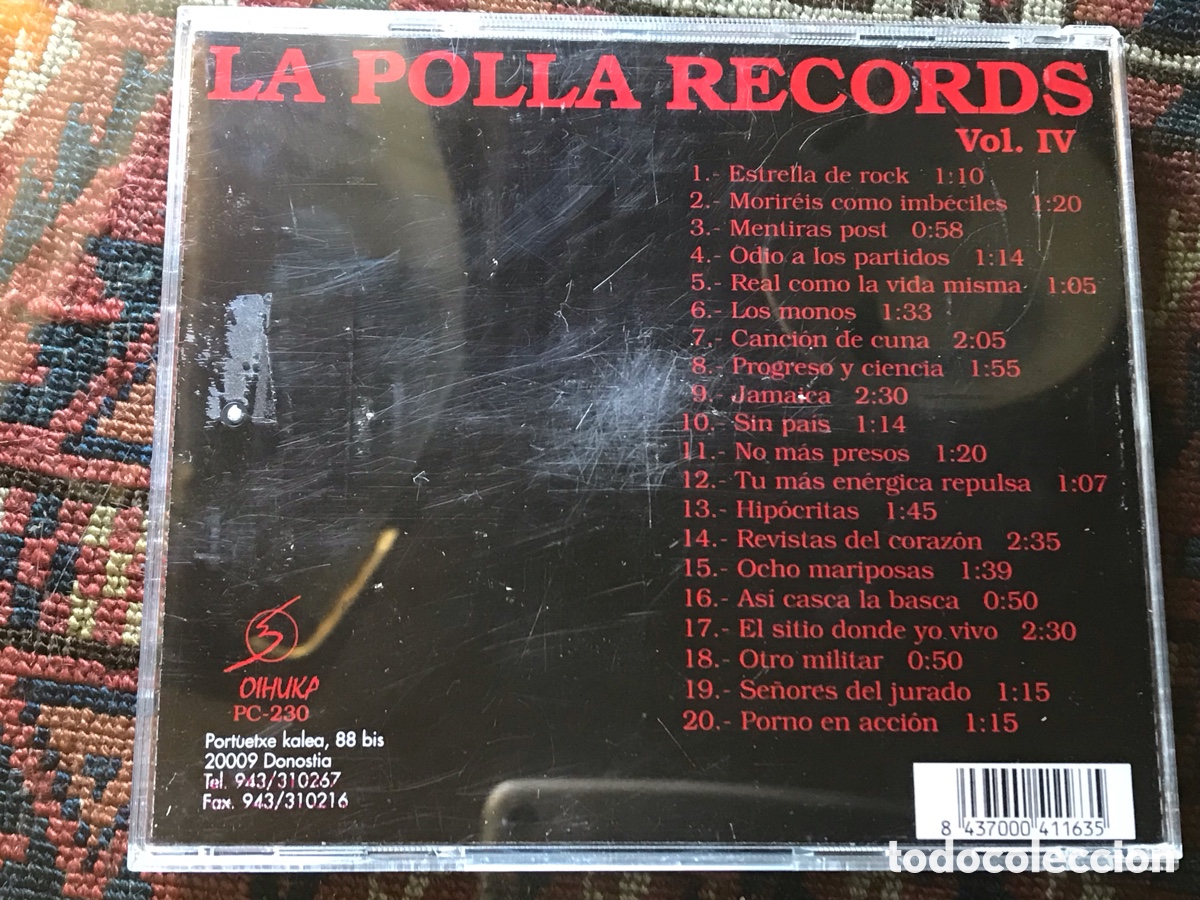 CDs de m&uacute;sica: La Polla r&eacute;cords. Versiones originales - Foto 2